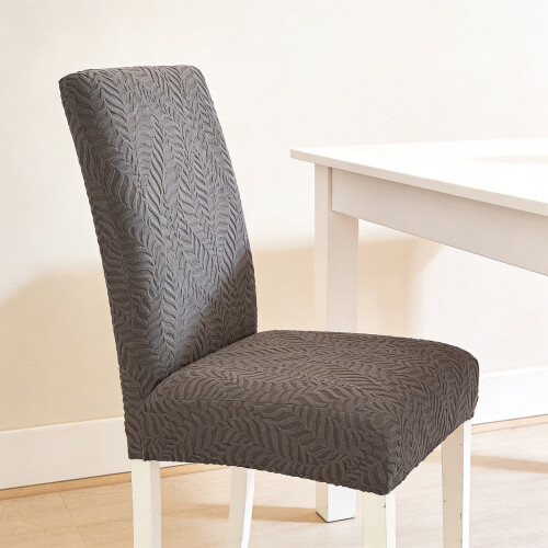 Stretch Dining Chair Covers Solid Color 4 Pack 2