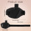 Motorcycle Shifter Pad Boot Cover Black Rubber 4 Pcs 2