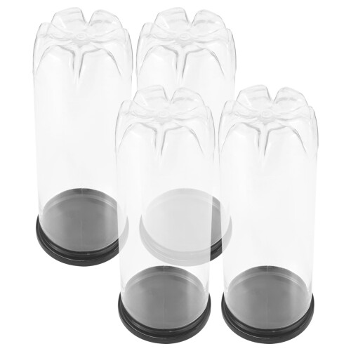 Μπάλες τένις Homoyoyo4Pcs μπορούν να διαφανούν από πλαστικό σωλήνα μπάλας τένις για 1