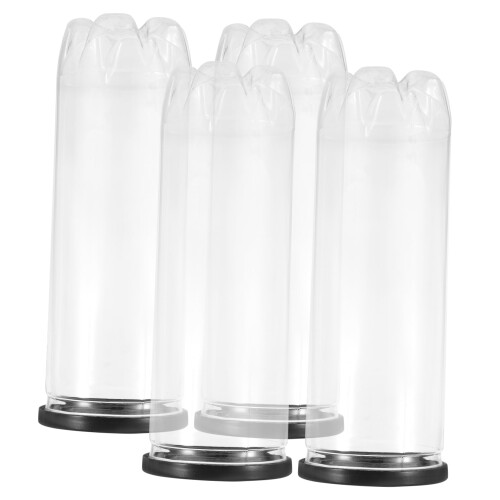Μπάλες τένις Homoyoyo4Pcs μπορούν να διαφανούν από πλαστικό σωλήνα μπάλας τένις για 2