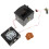 LED Lantern Cuckoo Wall Clock Work 8.20X7.30X4.20CM Black 7