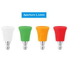 Ensemble de 4 buses Ă pression en acier inoxydable, avec protections de 1,1 mm et raccord rapide