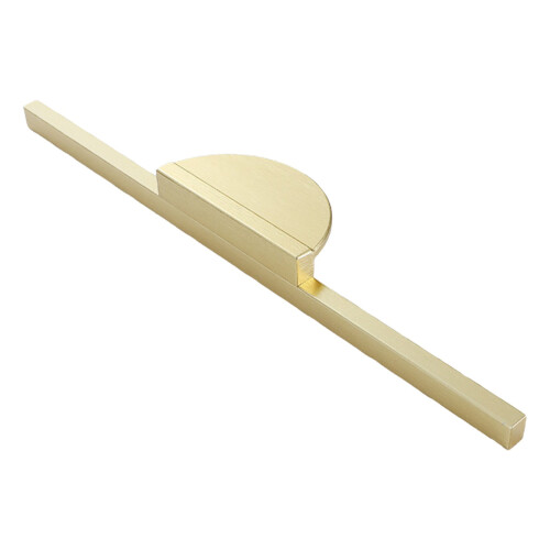 Gold Half Moon Cabinet Handles 11.81 in 1