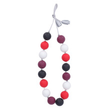 Food Grade Silicone Sensory Chew Necklace For Autism, BPA Free Oral Stimulation Jewelry With Adjustable Length, Non Toxic Eco Friendly Break Away