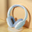 Casque audio supra-auriculaire pliable Ankereame Bluetooth 5.1, 20 heures d'autonomie 4