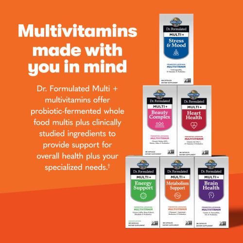 Garden of Life, Dr. Formulated Multi+, Metabolism Support, 30 Φύλλα 1