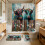 Ensemble de salle de bain Highland Bull imperméable 4 pièces 4
