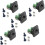 5 RJ45 CAT.5E Wiring Terminals Network Computer Modules with Fixing Nuts(Black) 1