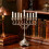 Επίχρυση θήκη κεριού Menorah με 9 κλαδιά, διακόσμηση Hanukkah και Shabbat από κράμα 2