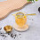 Σούρωμα τσαγιού Matcha Gold 2,2", μίνι σουρωτήρι τσαγιού 30 mesh με λαβή και βάση - από 6