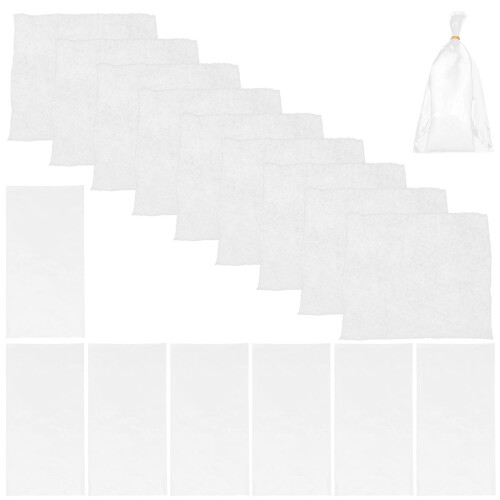4Sets Blumendekor Wasserbindende Wickel Baumwolle Transparent 2