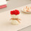Set di forchette da frutta decorative a forma di rosa, 4 pezzi 5