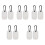 10Pièces Protection Silicone Pour Localisateur 3
