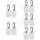 10Pièces Protection Silicone Pour Localisateur 10