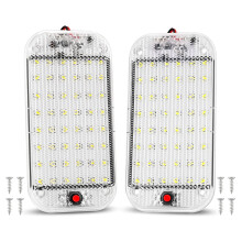 Auto Innen Beleuchtung LED Auto Innen Beleuchtung 48LEDs 12V - 85V WeißE Lampe mit ein / AUS Schalter für Wohnmobile