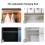 2 Pcs Collapsible Clothing Rack Telescopic Clothes Rail 5