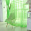 2PCS Sheer Luxury Curtain Panel Set for Kitchen/Bedroom/Backdrop 78" Long (Green) 2