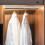 2 Pcs Collapsible Clothing Rack Telescopic Clothes Rail 8