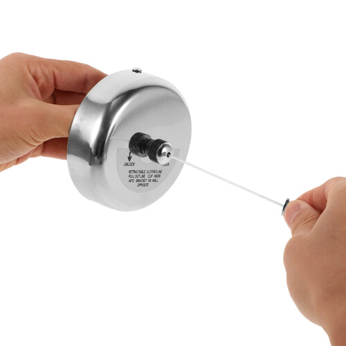 2 Pcs Retractable Invisible Punch-free Clothesline 1