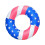 Φουσκωτός σωλήνας πισίνας με σημαία ΗΠΑ 2025 με αστέρια, πατριωτικός στύλος 3