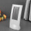 Worgeous White Digital Alarm Clock with Timer Calendar Thermometer Function for Home Use Large Screen 3