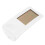 Worgeous White Digital Alarm Clock with Timer Calendar Thermometer Function for Home Use Large Screen 7