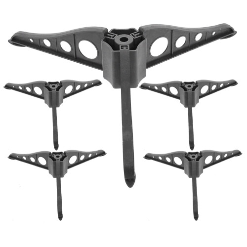 Suporte para árvore de Natal artificial NIYANGLE, plástico verde-escuro, 6 peças, 11,4 x 6,5 x 2 polegadas 1