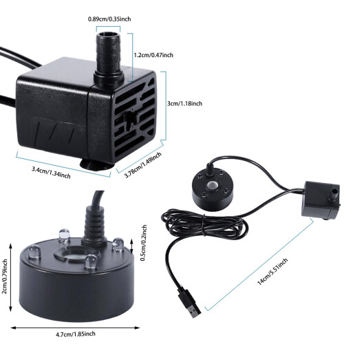 Mini USB Fogger with LED Lights and Adjustable Mist 2