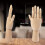 Houten handmodel, set van 4 (2 links, 2 rechts) 2