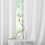 White faux linen curtains 84 inch 2 pcs 4