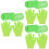 3Ensembles Et Hydratants Légers Vert Usage 7