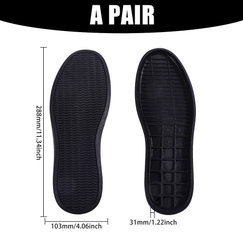 Schuhsohlen zum Selbermachen (1 Paar Gummisohlen) 1
