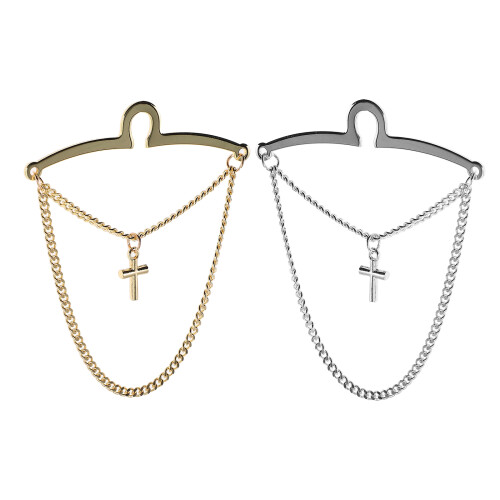 10Pièces Clips En Cuivre Pour Cravate, Style Élégant Et Robuste 1
