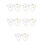 10Pièces Clips En Cuivre Pour Cravate, Style Élégant Et Robuste 4
