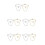 10Pièces Clips En Cuivre Pour Cravate, Style Élégant Et Robuste 10