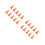20Pièces Mini Cônes De Circulation Plastique Orange Jouets Educatifs 7