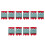 10Pièces Bandes Protectrices Multicolores Usage Stable 10