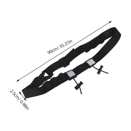 2-Pack Running Belt with Elastic Bib Holder, Six, Reflective Design, and Adjustable Fit 1