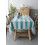 Cotton Linen Rectangular Tablecloth with Stripes and Tassels 2