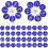 100Ensembles Tags Rond En Et Fer Pour Projet DIY 2