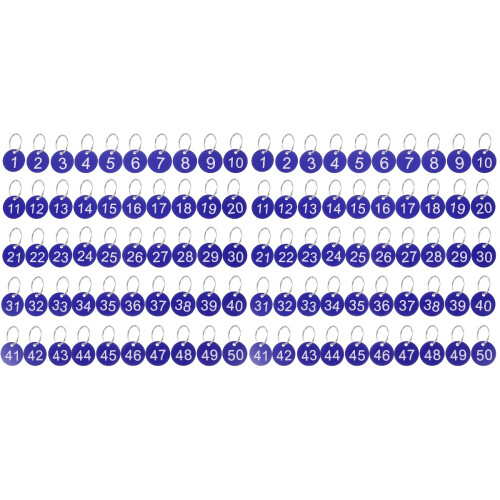 100Ensembles Tags Rond En Et Fer Pour Projet DIY 2