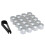 20pcs Universal 21mm Wheel Nut Covers Lug Nut Caps Screw Protector 3