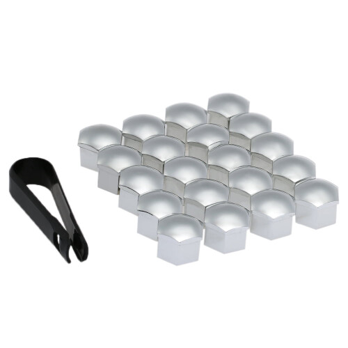 20pcs Universal 21mm Wheel Nut Covers Lug Nut Caps Screw Protector 2