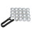 20pcs Universal 21mm Wheel Nut Covers Lug Nut Caps Screw Protector 4