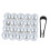 20pcs Universal 21mm Wheel Nut Covers Lug Nut Caps Screw Protector 5