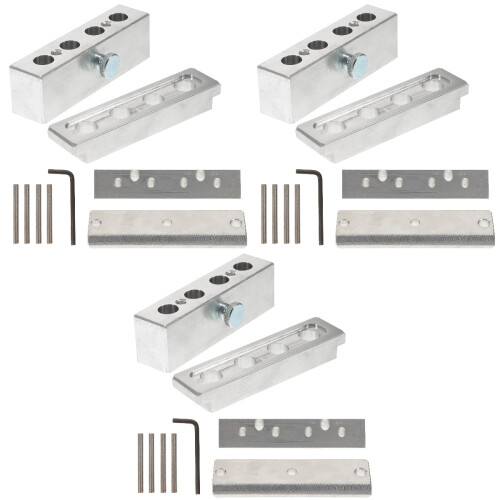 3Ensembles Moules DIY Et Gloss Aluminium Durable Argent 2
