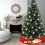 Christmas Tree Skirt with Snowflakes, 90 cm, Polyester 5