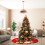 Christmas Tree Skirt with Snowflakes, 90 cm, Polyester 4