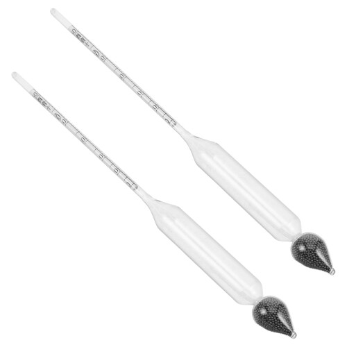 8Pcs Portable Alcohol Measuring Device Glass Hydrometer for Home Use 2