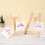 Wooden Display Easel Triangle Stand for Tabletop Cards 6